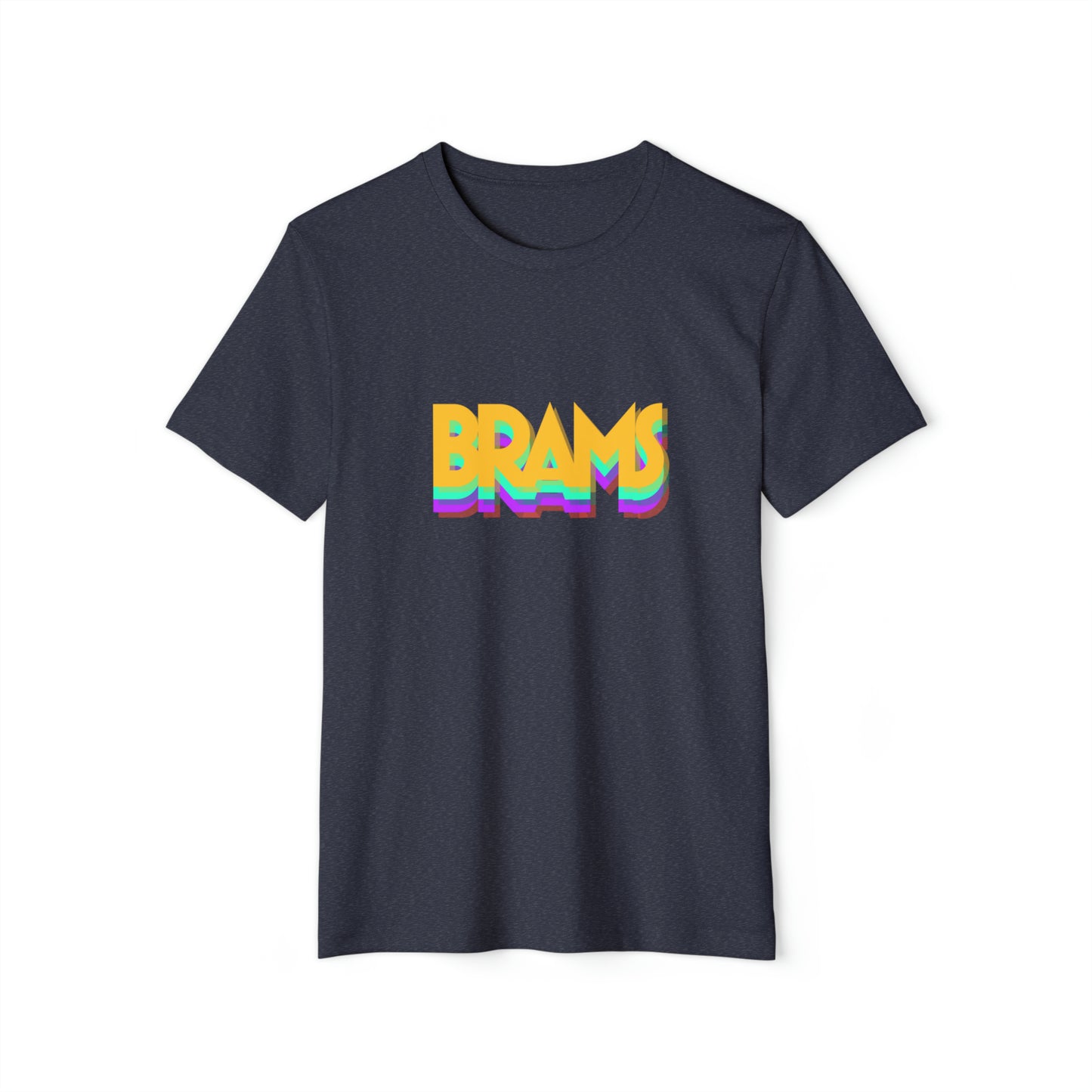 Retro BRAMS Unisex Recycled Organic T-Shirt