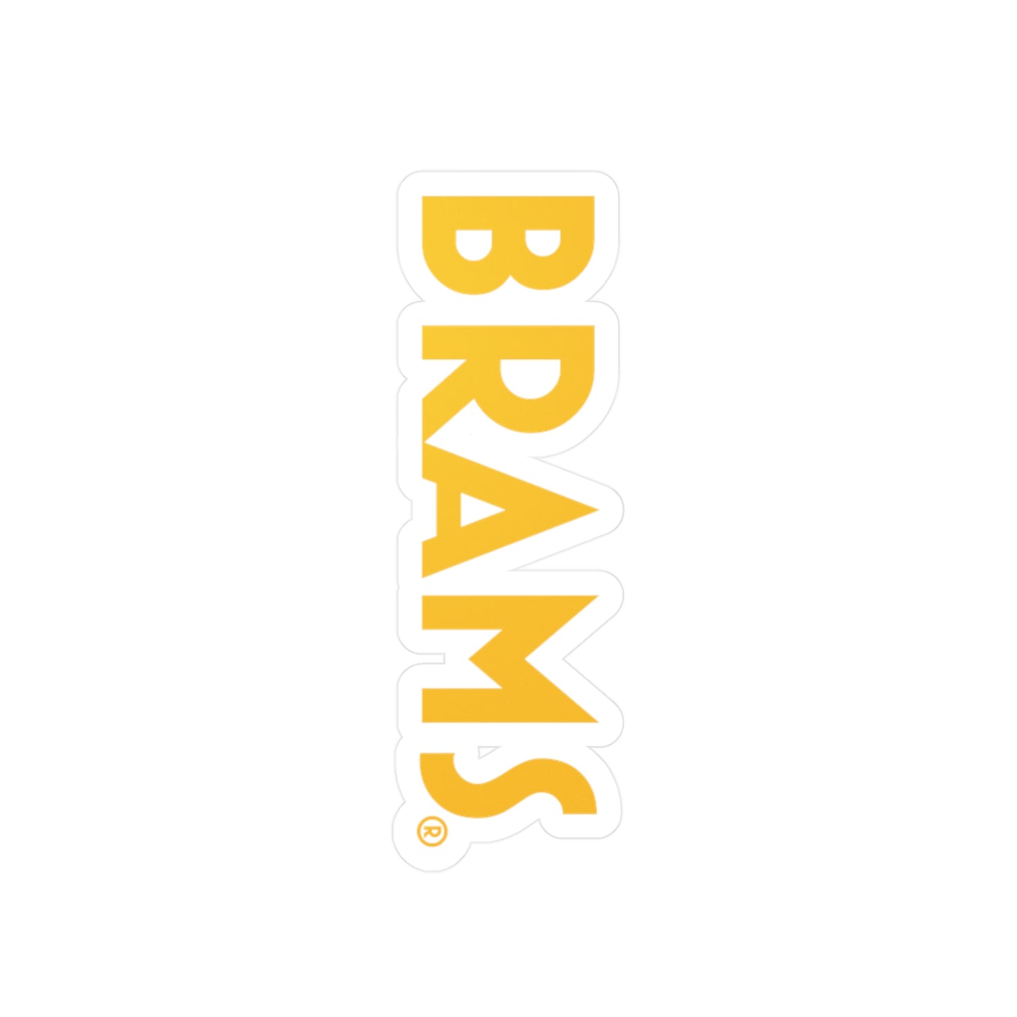 BRAMS Transparent Vinyl Sticker